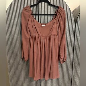 NWT Abercrombie & Fitch Brown / Chocolate Babydoll Dress